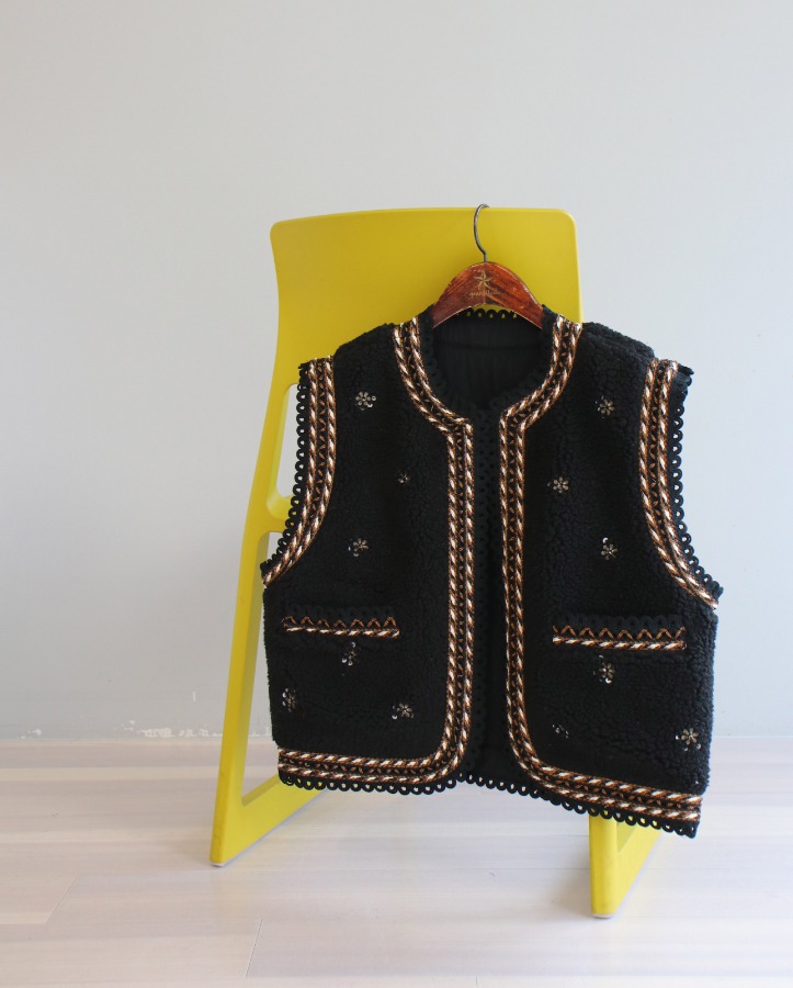 [premium] Handmade fleece vest