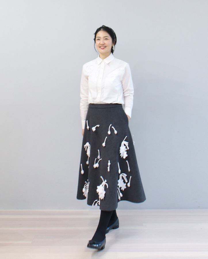 [premium] corsage skirt