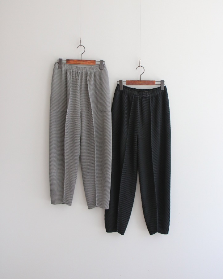 [premium] pleats pocket pants (2color)