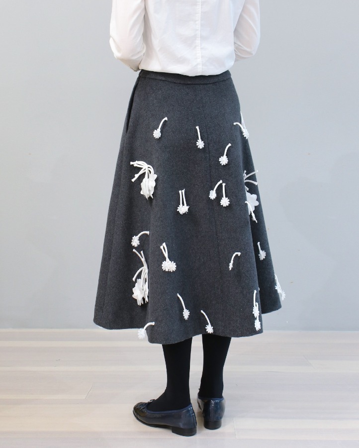 [premium] corsage skirt
